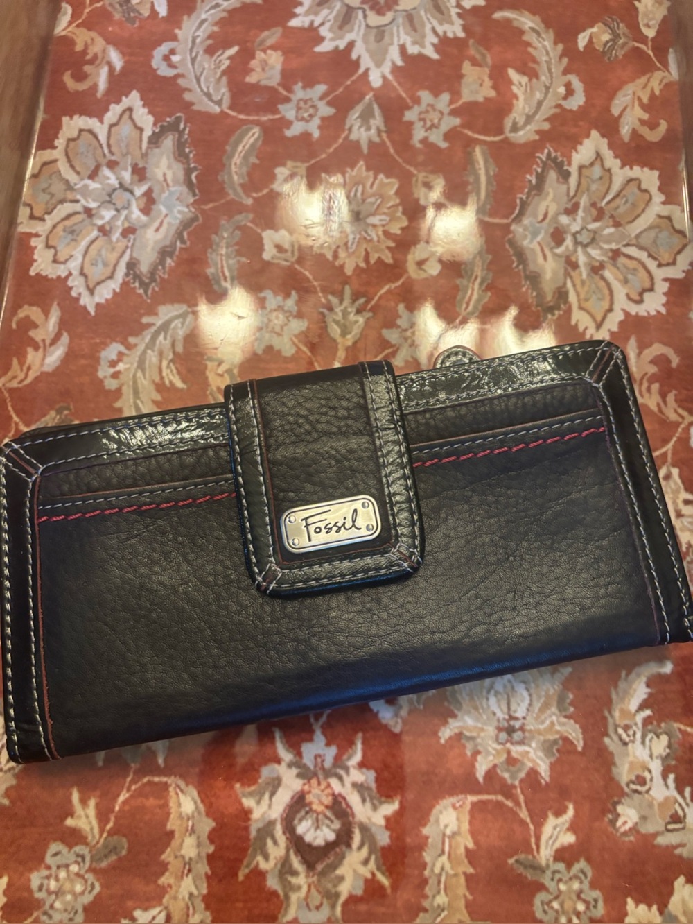 Fossil Leather Wallet - Beautiful ๐คฉ - Picture 3 of 9